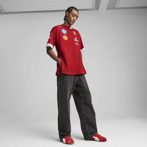 Camiseta Oversized Scuderia Ferrari Roja