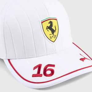 Gorra Scuderia Ferrari Charles Leclerc GP de Miami 2025