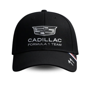 Gorra Checo Pérez Cadillac Negra 2026