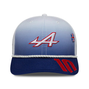 Gorra Alpine Pierre Gasly GP Gran Bretaña 2026