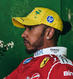 Gorra Scuderia Ferrari Lewis Hamilton GP de Brasil 2026