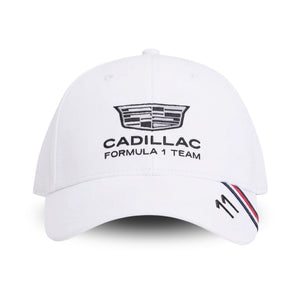 Gorra Checo Pérez Cadillac 2026 - Blanca