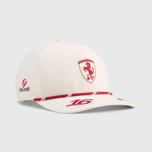 Gorra Scuderia Ferrari Charles Leclerc GP de Mónaco 2026