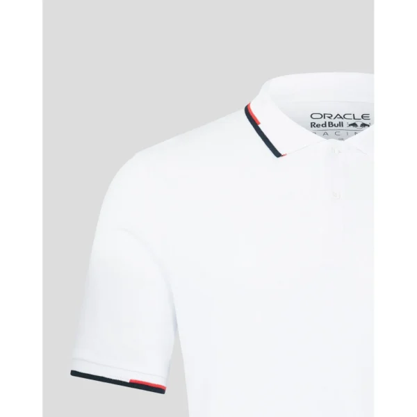 Polo Red Bull Racing Core Logo Blanco - Imagen 3