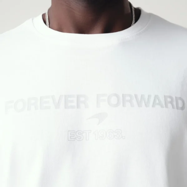 Camiseta Oversized New Era McLaren Speedmark Blanca - Imagen 2