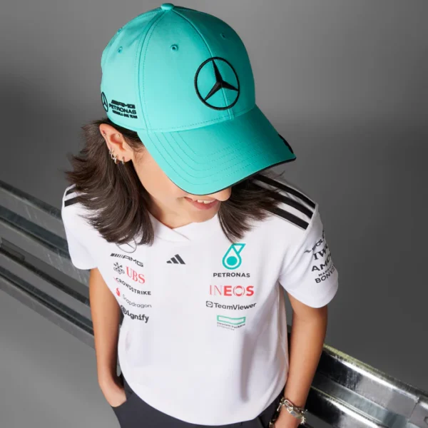 Gorra Mercedes AMG Petronas Turquesa Oficial 2025 - Imagen 3
