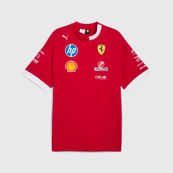 Camiseta Oversized Scuderia Ferrari 2025