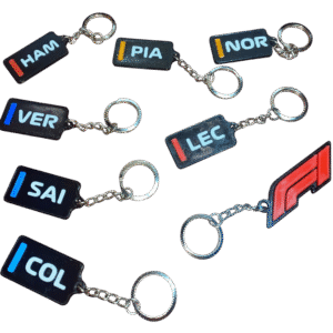 Llaveros Pilotos y Logo F1